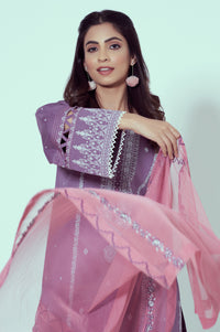 Unstitched 3 Piece Puff Printed Lawn Suit