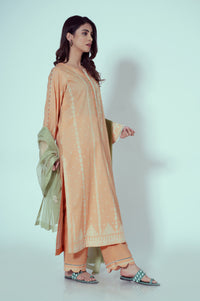 Unstitched 3 Piece Puff Printed Lawn Suit