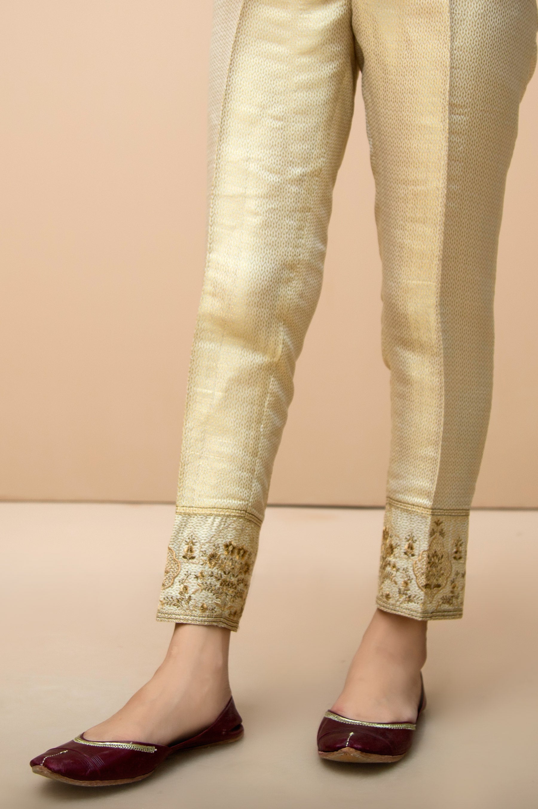 Gold sale cigarette pants