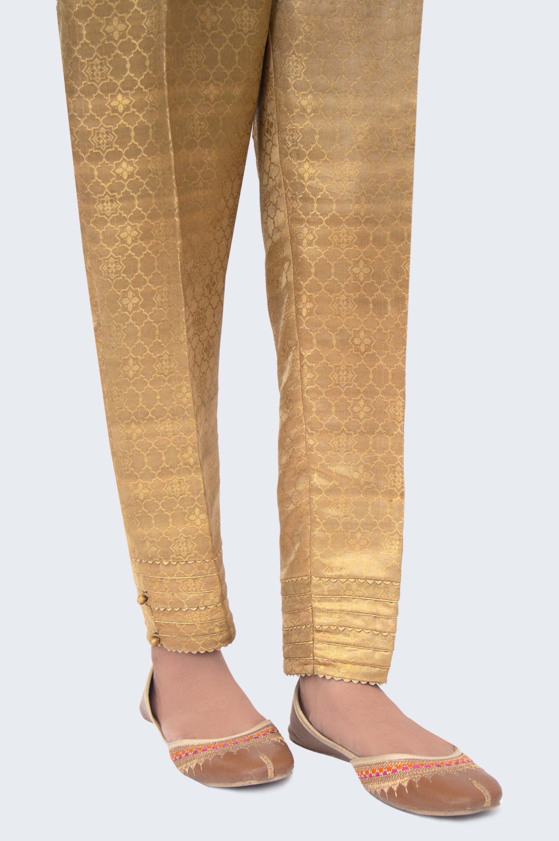 cigarette pants golden Gold made pants are designed with a slim cigarette McQueen Low-Rise Cigarette Trousers -