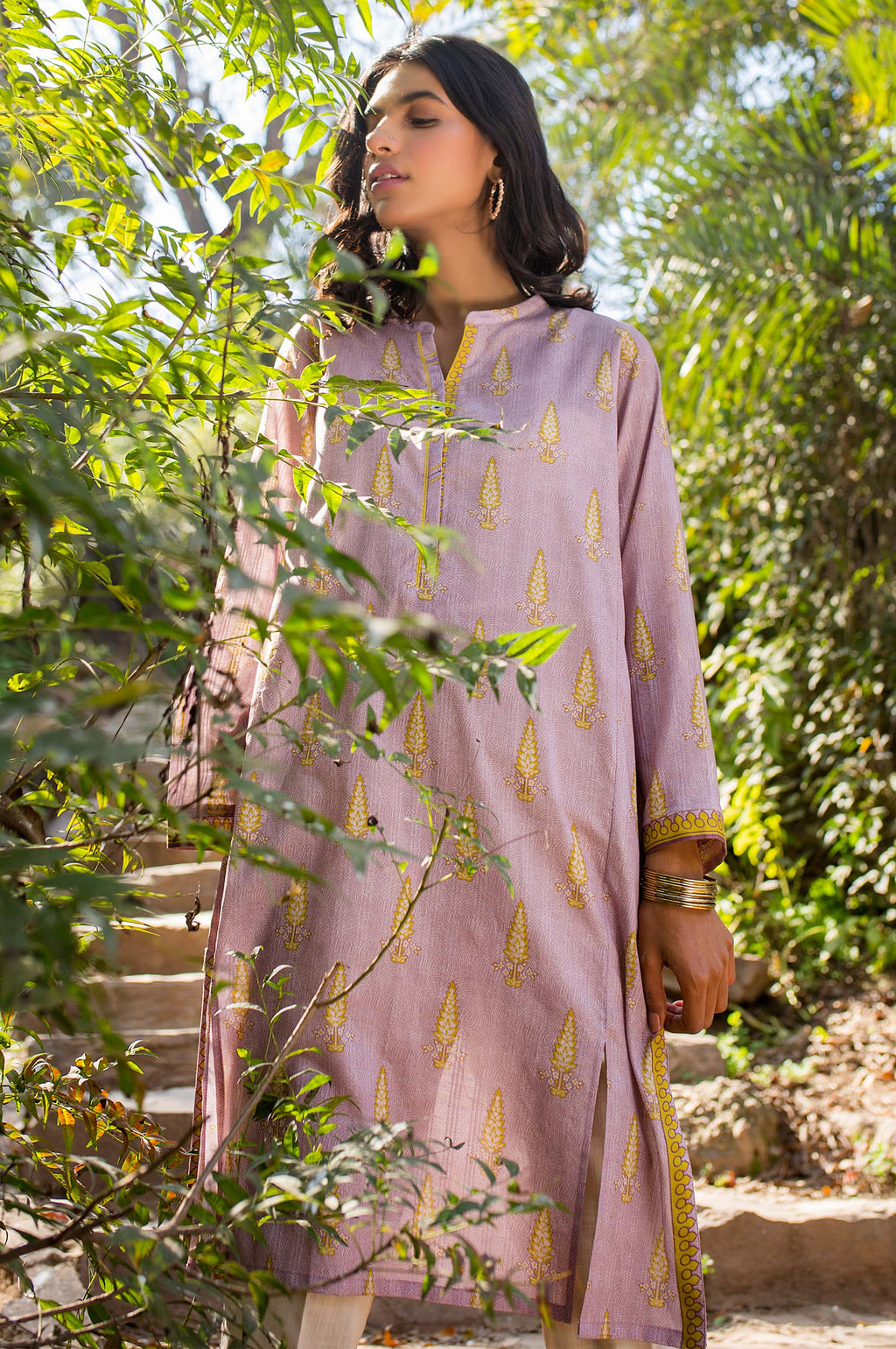 Stitched 1 Piece Digital Printed Doria Lawn Shirt