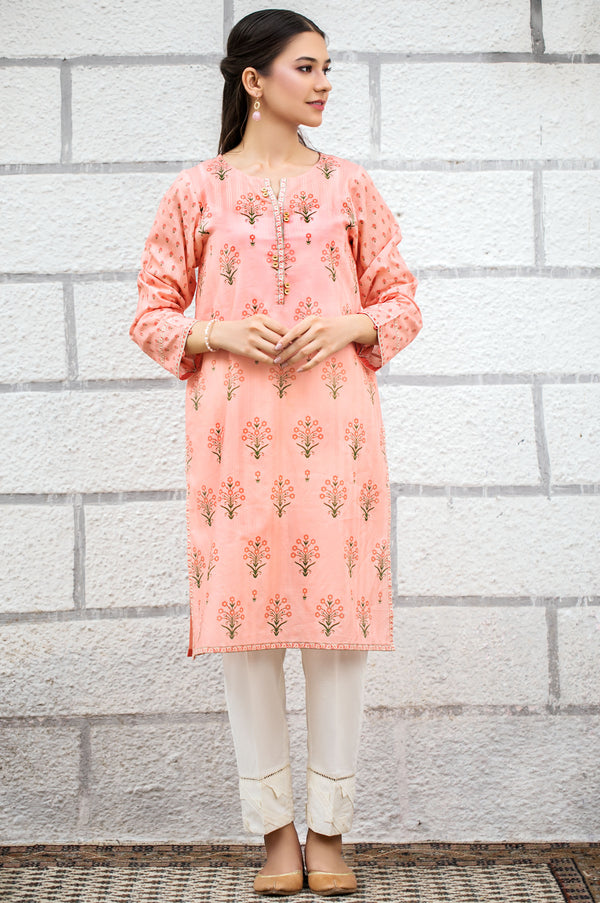Stitched 1 Piece Digital Printed Doria Lawn Shirt