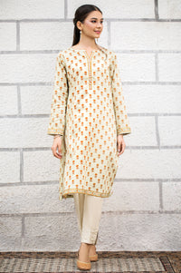 Stitched 1 Piece Digital Printed Cotton Satin Shirt