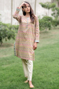 Stitched 1 Piece Printed Lawn Shirt