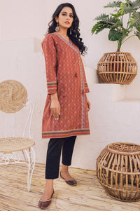 Stitched 1 Piece Digital Printed Cotton Satin Shirt