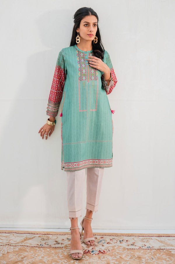 Stitched 1 Piece Digital Printed Lawn Shirt