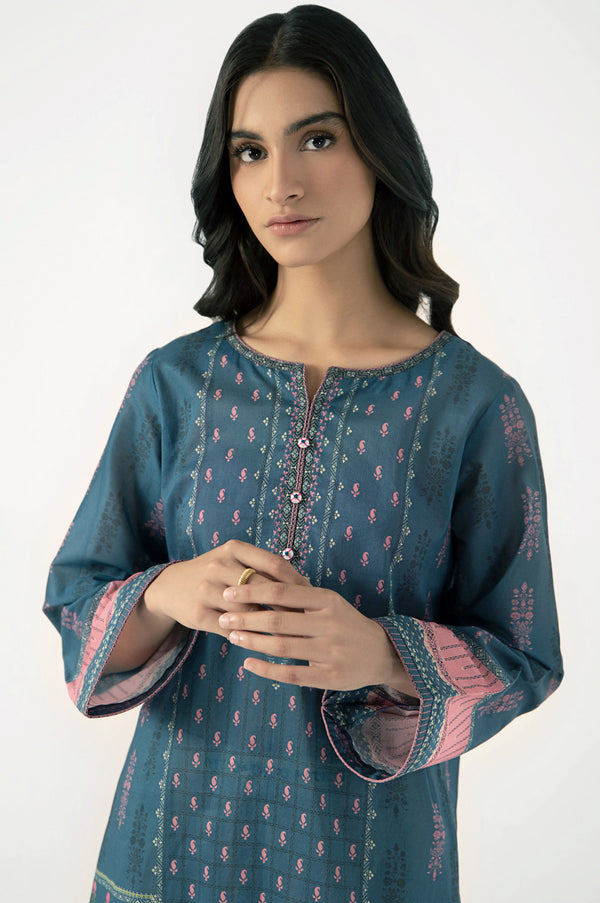 Stitched 1 Piece Digital Printed Lawn Shirt