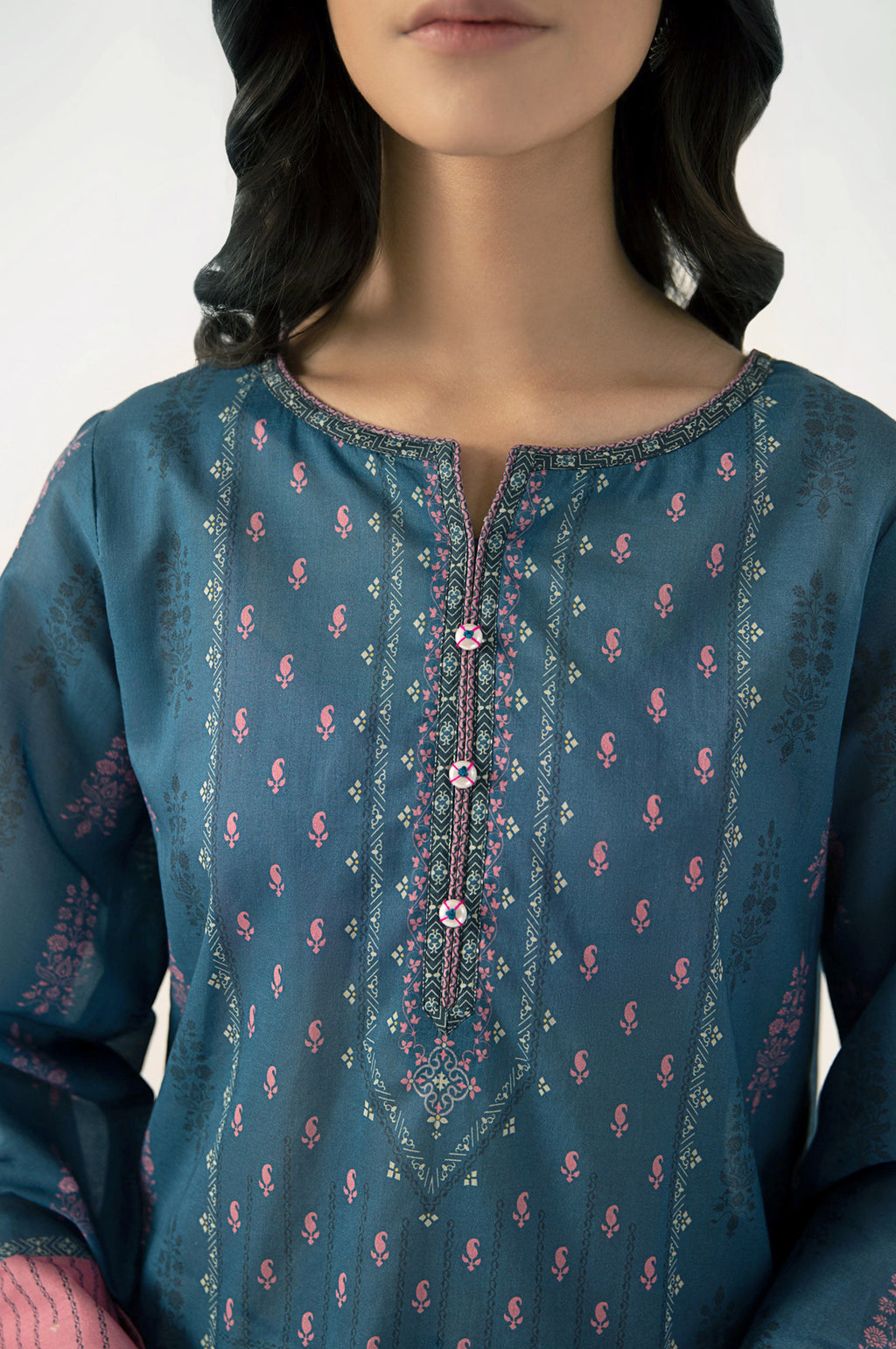 Stitched 1 Piece Digital Printed Lawn Shirt