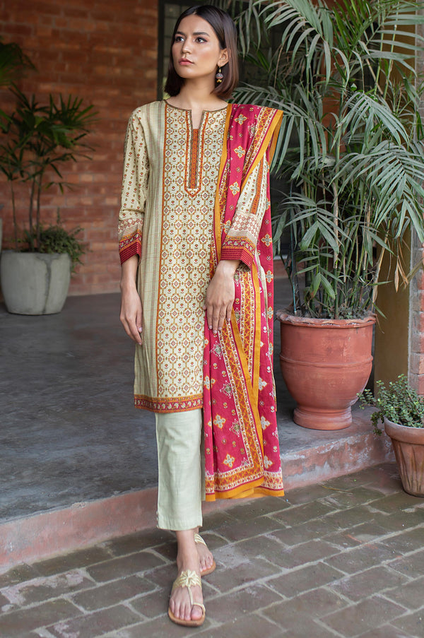 Stitched 2 Piece Printed Lawn Suit