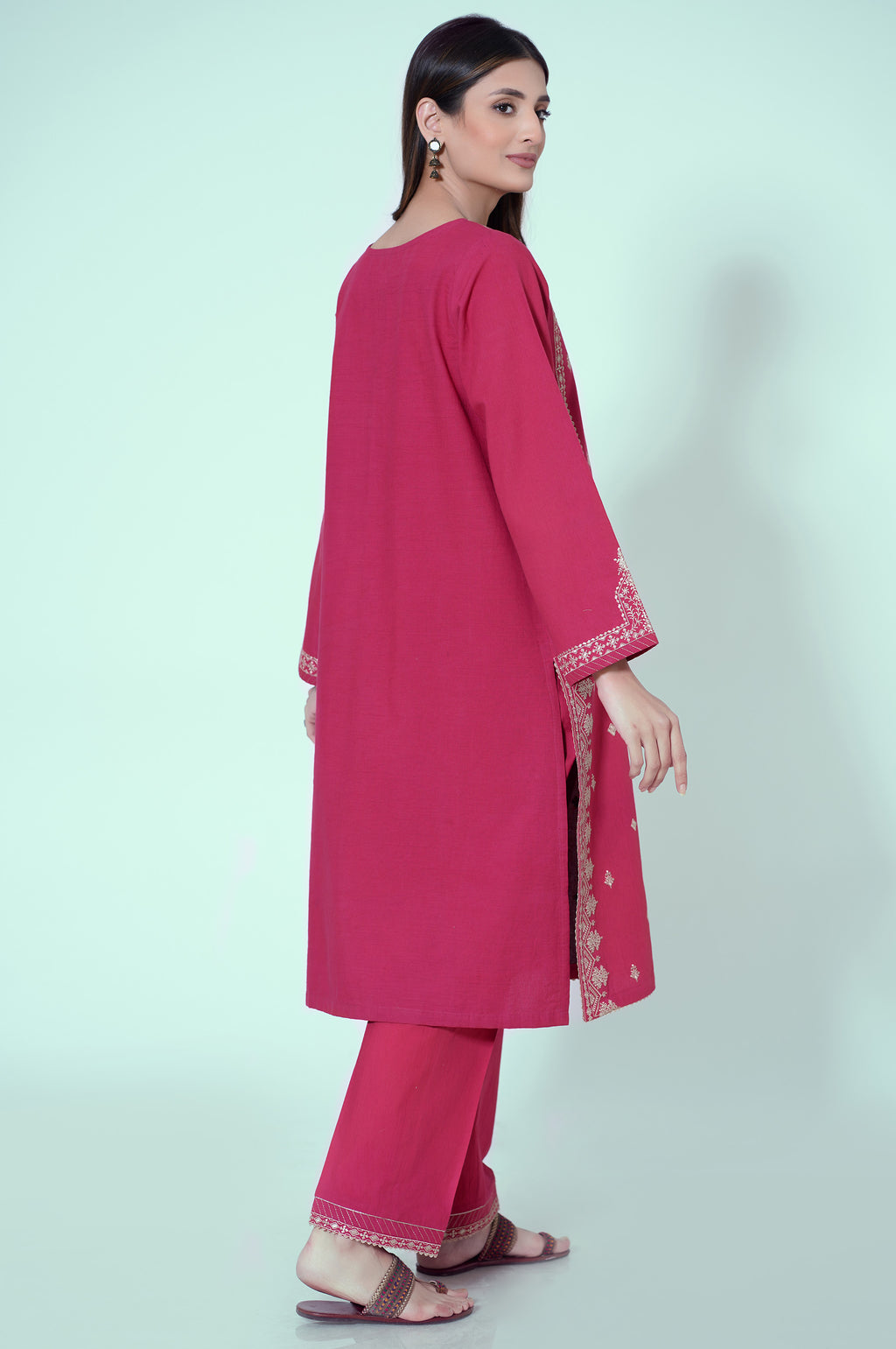 Stitched 2 Piece Embroidered Cambric
