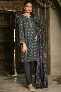 Stitched 3 Piece Digital Printed Cambric Suit