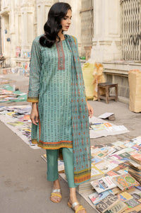 Stitched 3 Piece Embroidered Lawn Suit