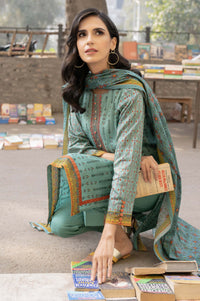 Stitched 3 Piece Embroidered Lawn Suit