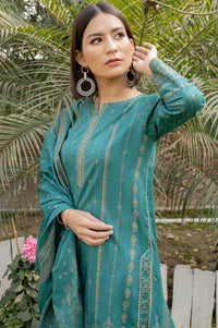 Stitched 3 Piece Printed Gold Paste Lawn Suit with Printed Gold Paste Lawn Dupatta