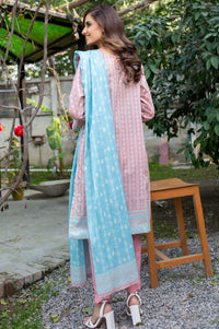 Stitched 3 Piece Digital Printed Doria Lawn Suit with Printed Lawn Dupatta