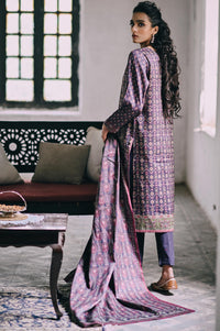 Stitched 3 Piece Printed Khaddar Suit