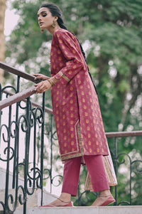 Stitched 3 Piece Printed Cottel with Khaddar Suit