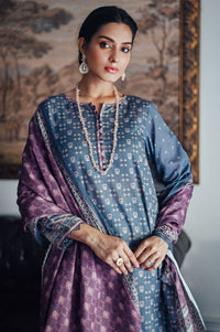 Stitched 3 Piece Printed Karandi Suit