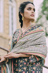 Stitched 3 Piece Printed Karandi Suit