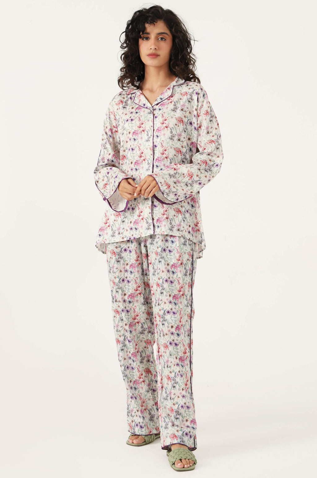 2 Piece PJ Set - Purple