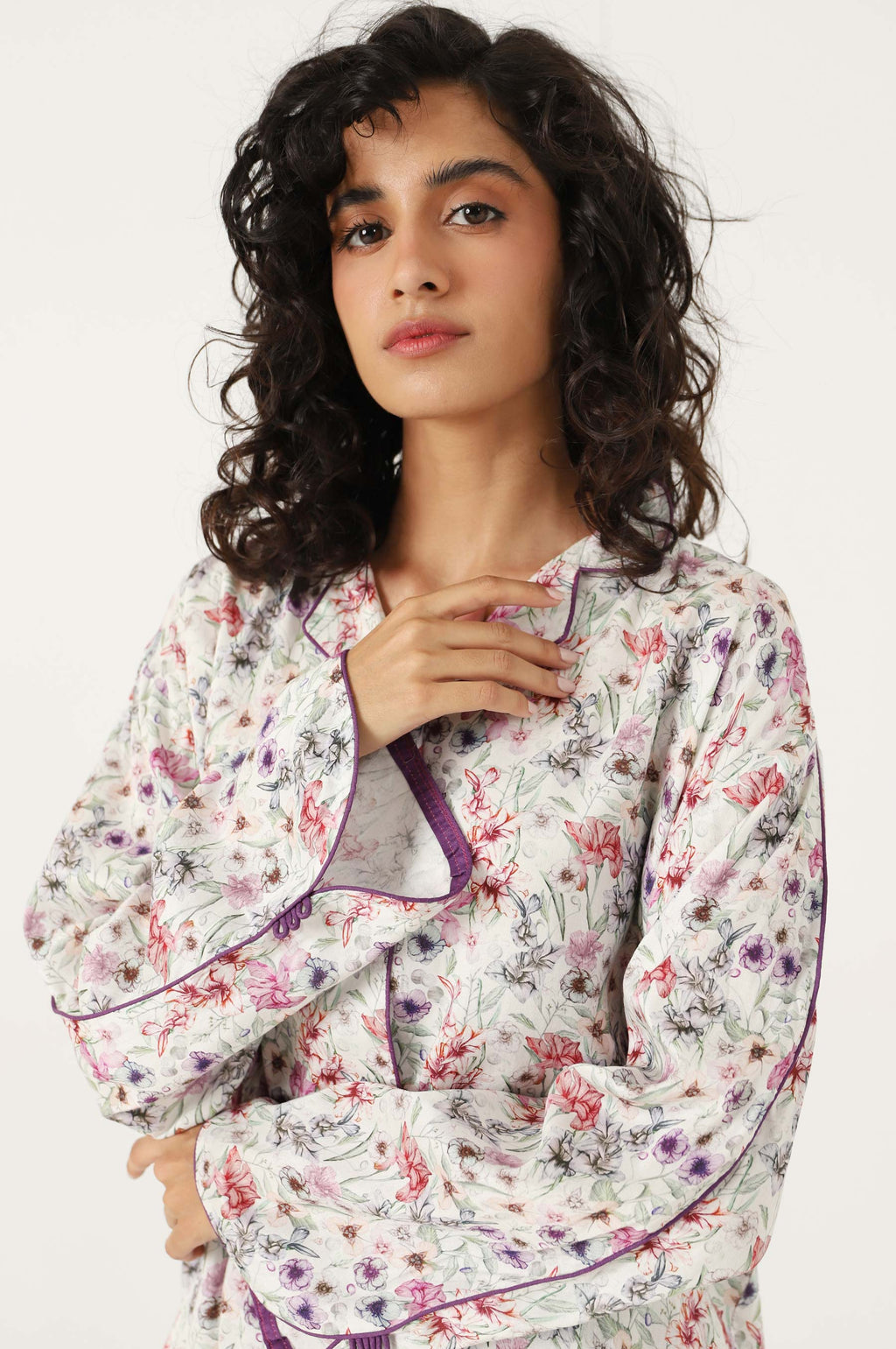 2 Piece PJ Set - Purple