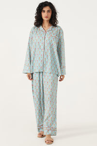 2 Piece PJ Set - Light Blue