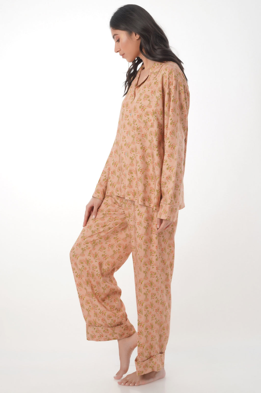 2 Piece PJ Set - Peach