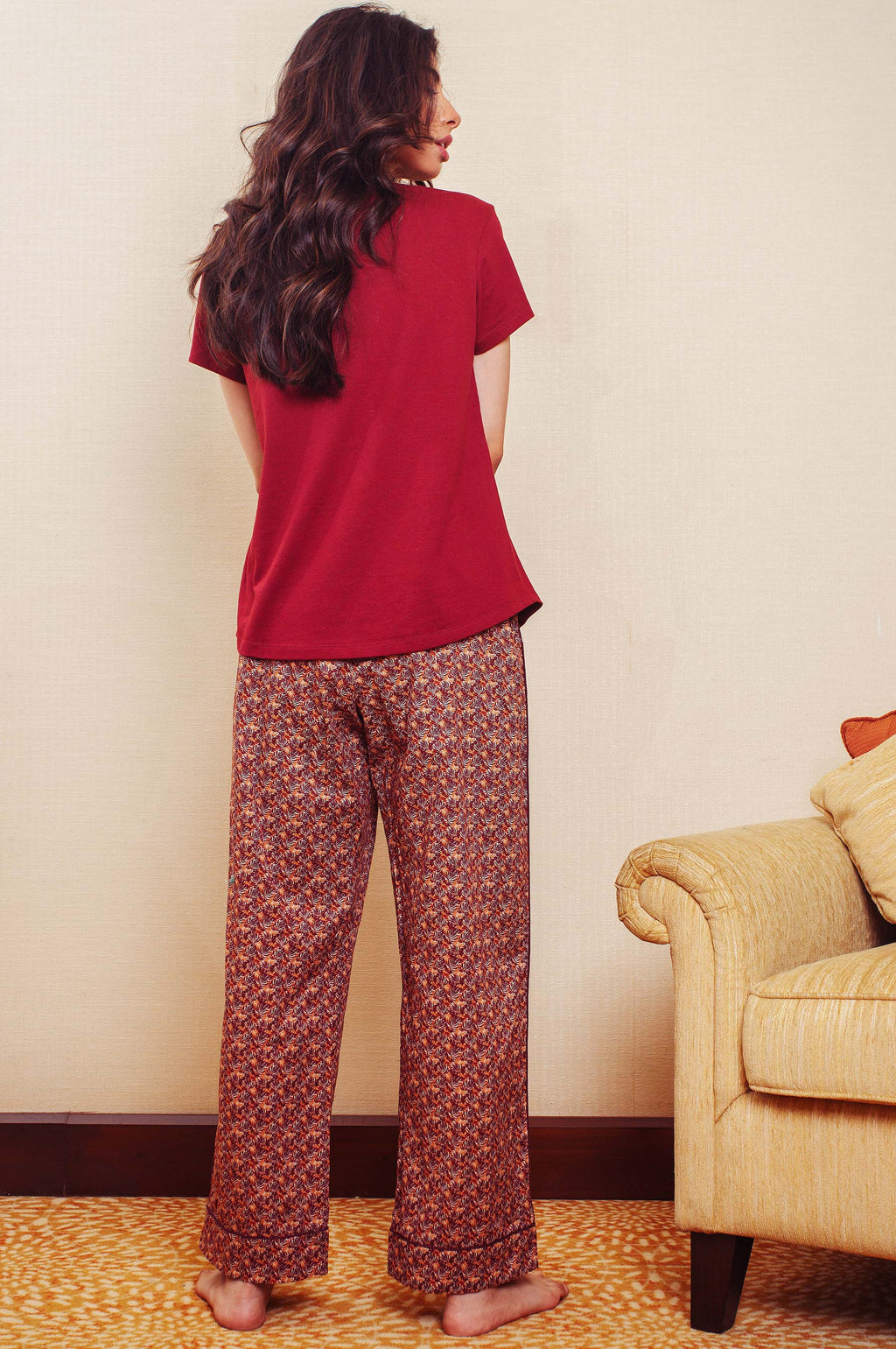 Printed Crew Neck Tee