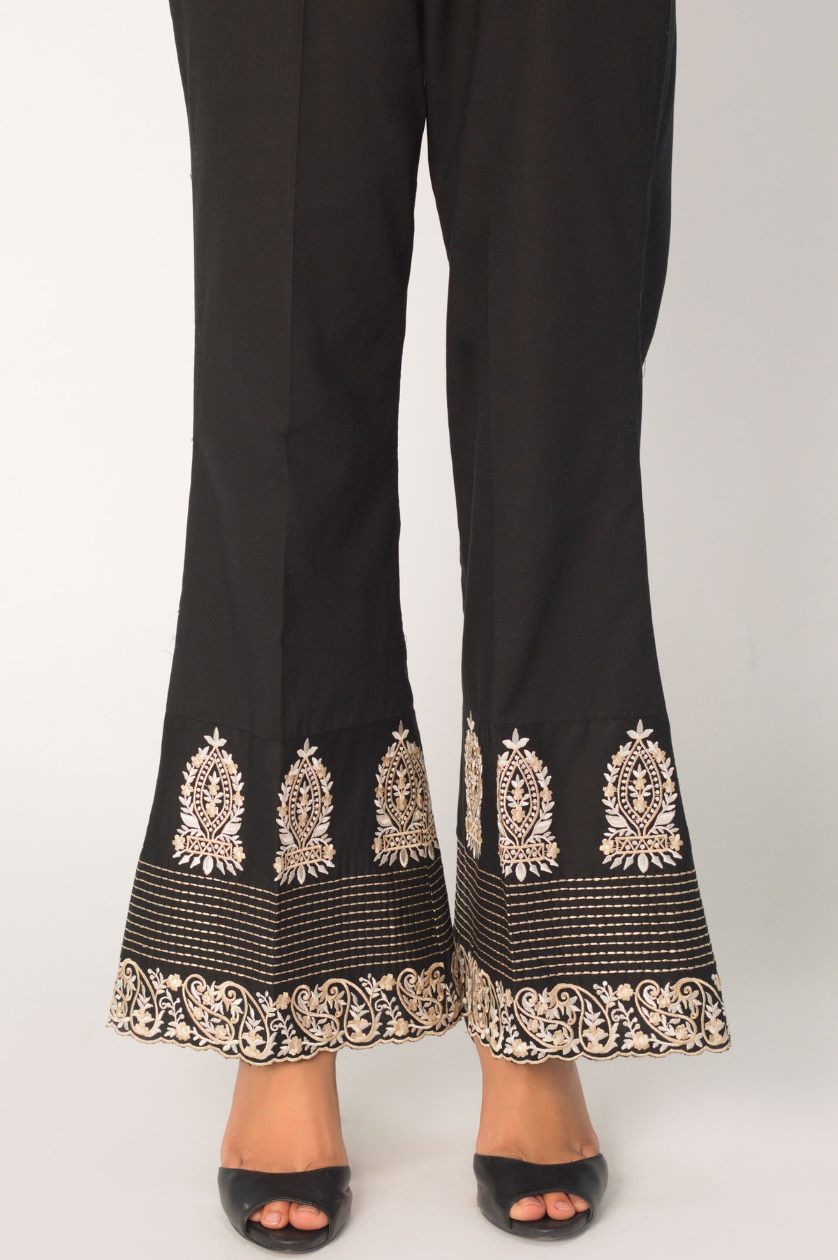Cambric, Palazzo Pants - Black
