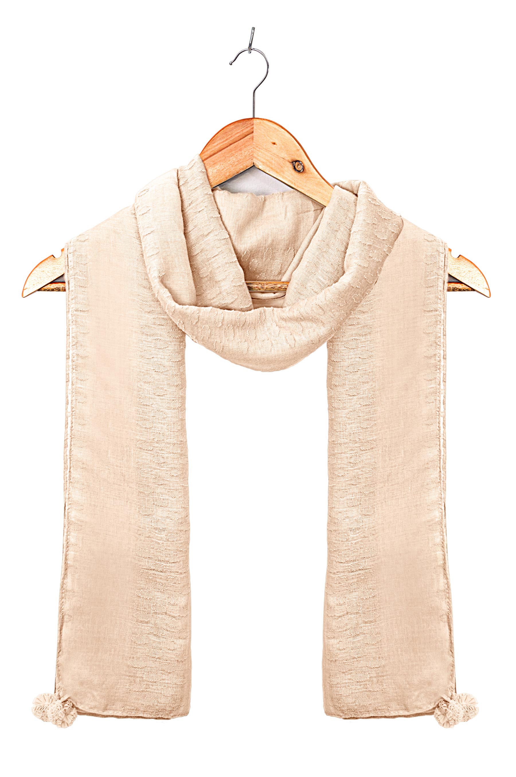 Solid Tassel Pops - Pale Cream