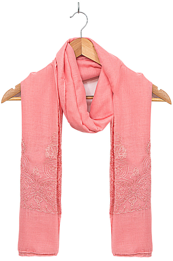 Solid-Embroidered-Scarf-Rose