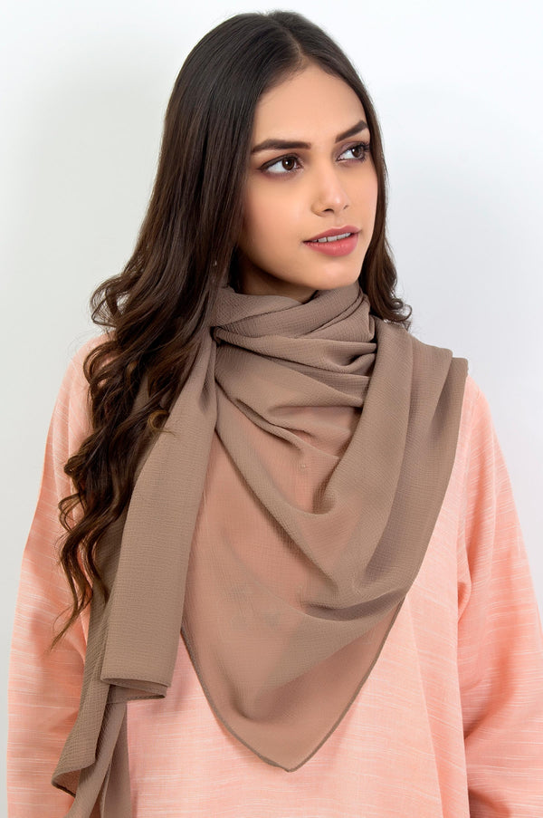 Solid Chiffon Scarf