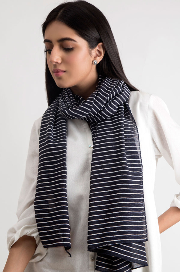 Woven Stripe Soft Viscose