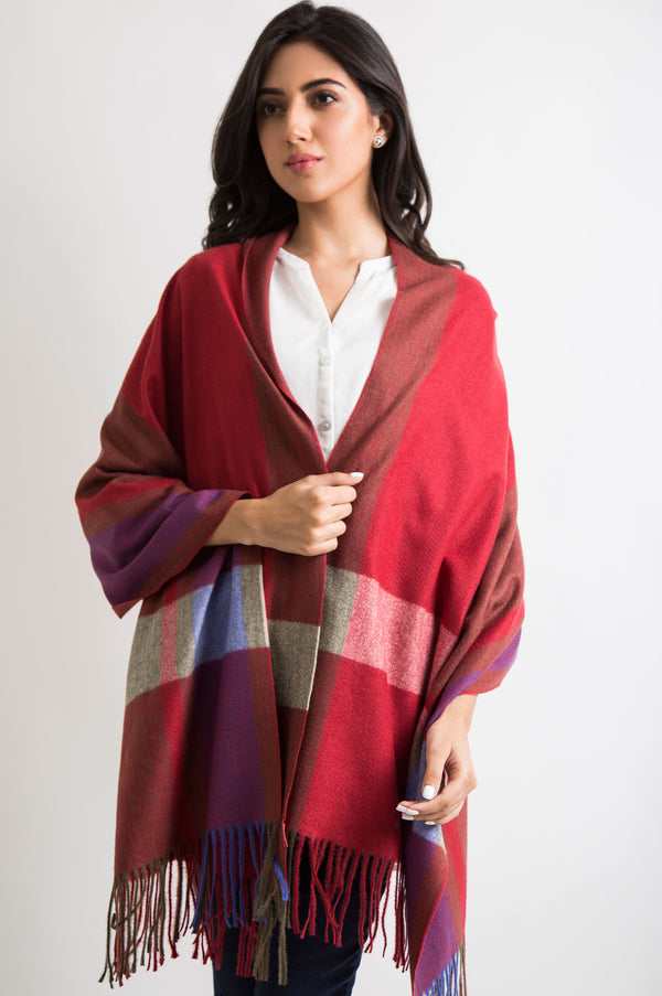 Color Block Shawls