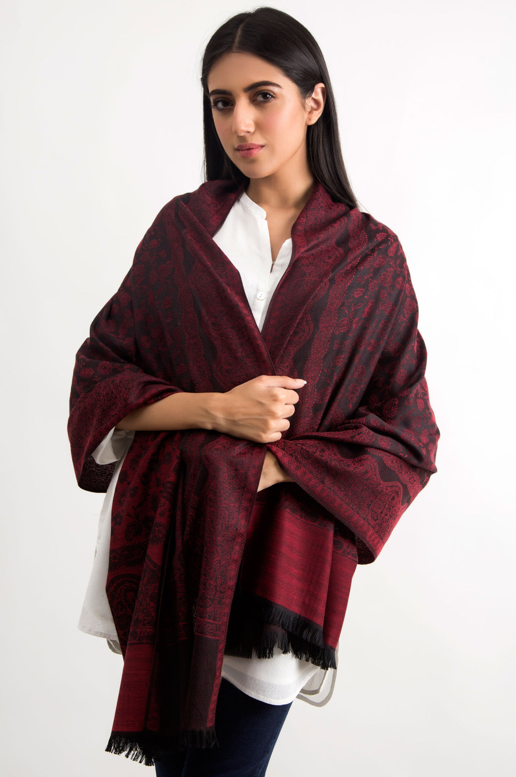 Woven Paisley Scarf