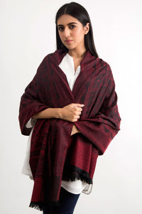 Woven Paisley Scarf
