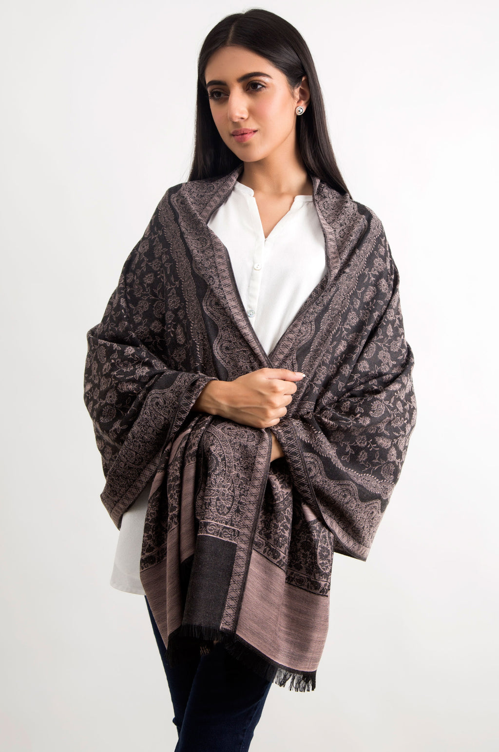 Woven Paisley Scarf