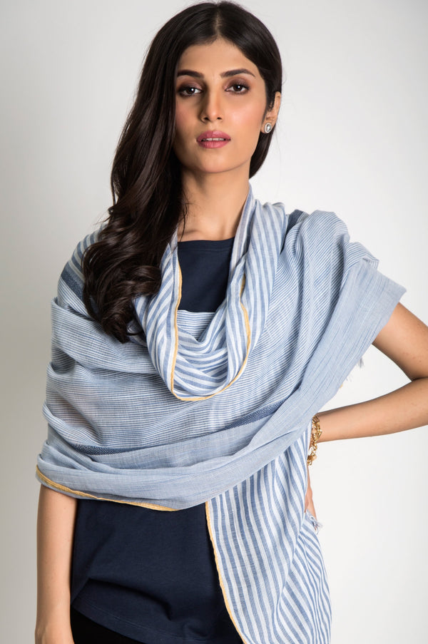 Woven Striped Scarf