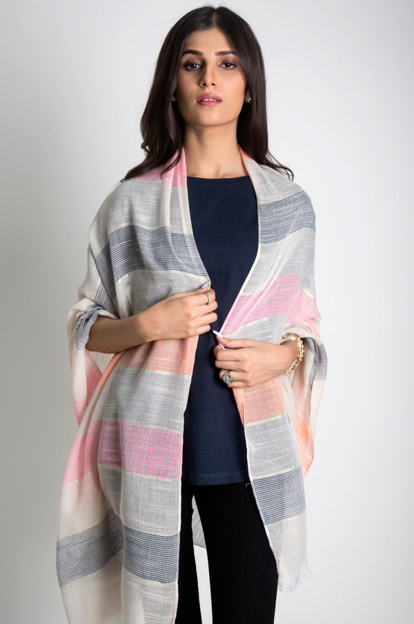 Woven Stripe Scarf