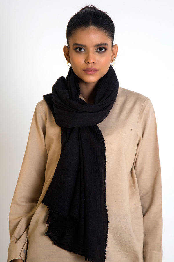 Solid Woolen Scarf