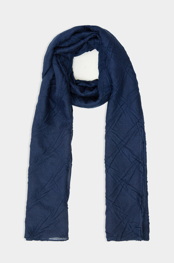 Solid Scarf - Navy