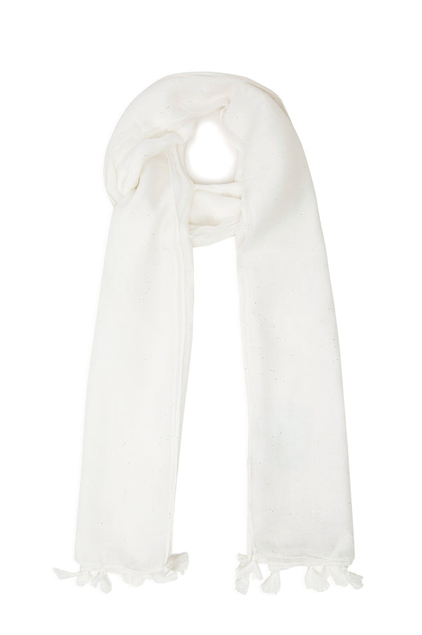 Solid Scarf - White