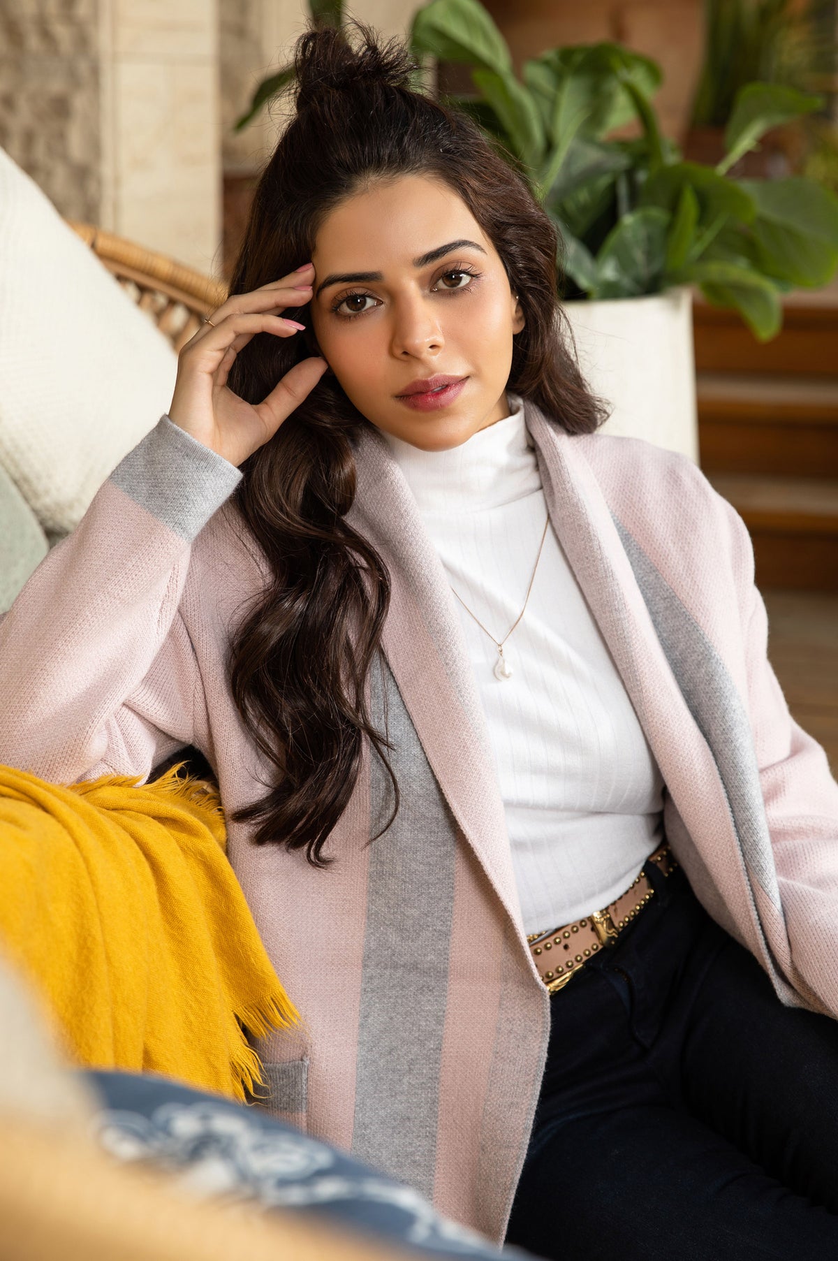 Shawl-neck Cardigan