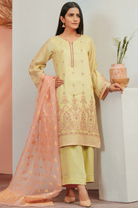 3PC Unstitched Suit-Fabric: Cotton Net