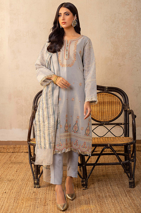 3 Piece Unstitched Embroidered Mysuri Suit