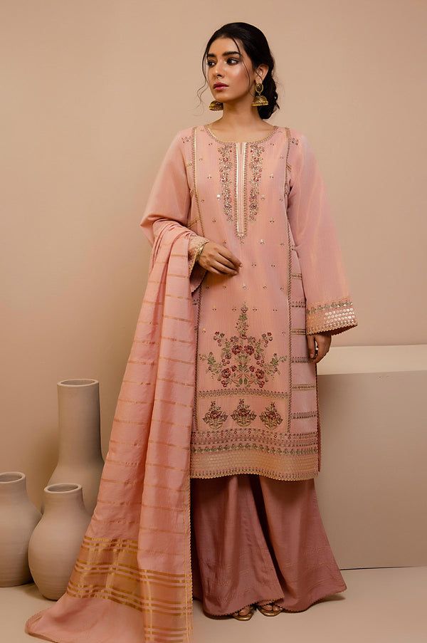 3 Piece Unstitched Embroidered Maysori Suit