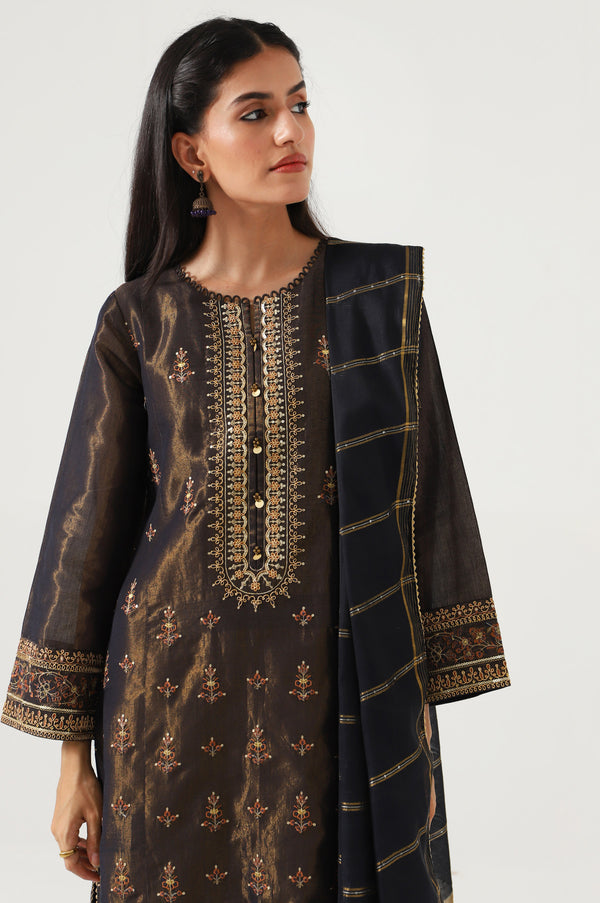 3 Piece Unstitched Embroidered Mysuri Suit