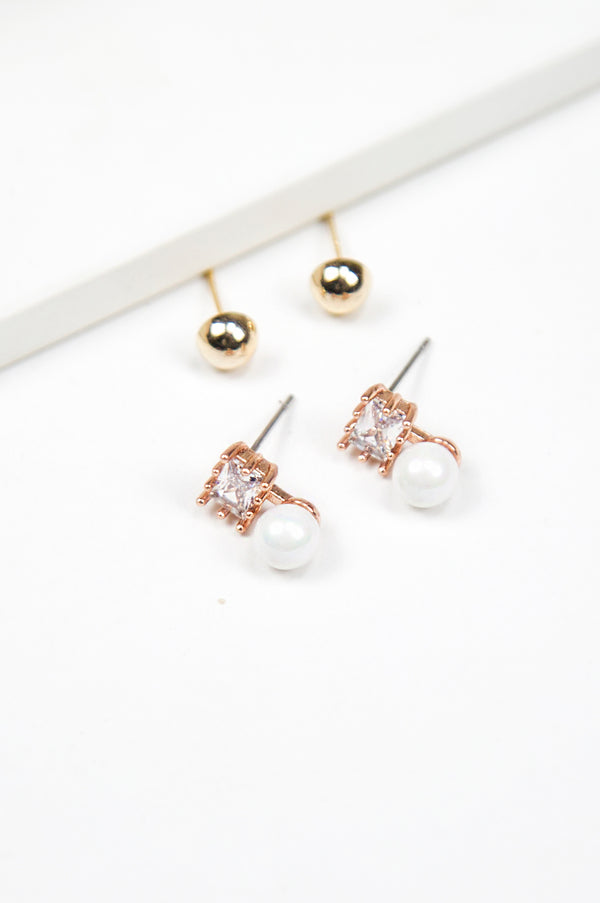 Pearldrop-Duo-Studs