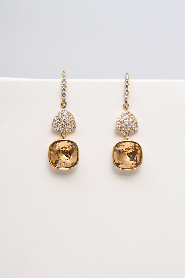 Pave & Crystal Statement Earrings