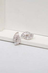 CZ Seashell Studs